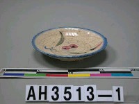 藏品(彩繪瓷花卉盤)的圖片